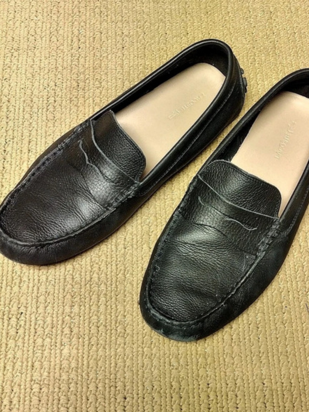 Lacoste Concours Men's Driving-style Loafers US 11 Black